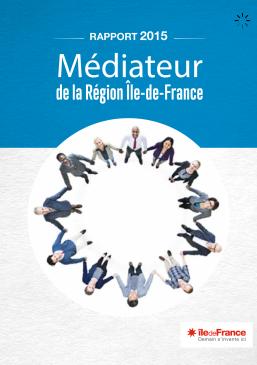 Couverture rapport du Médiateur 2015